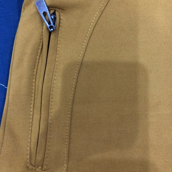 Full length tight pant 4 girls/ZARA Basic/mustard color smart:comfortable wear - Picture 5 of 5